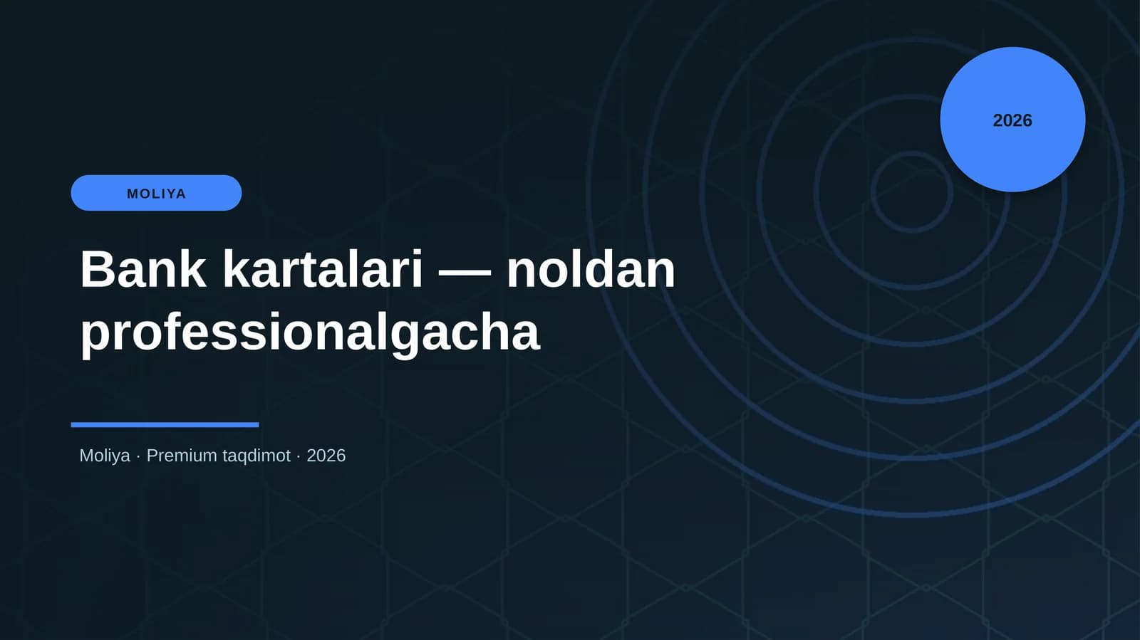 Bank kartalari — noldan professionalgacha