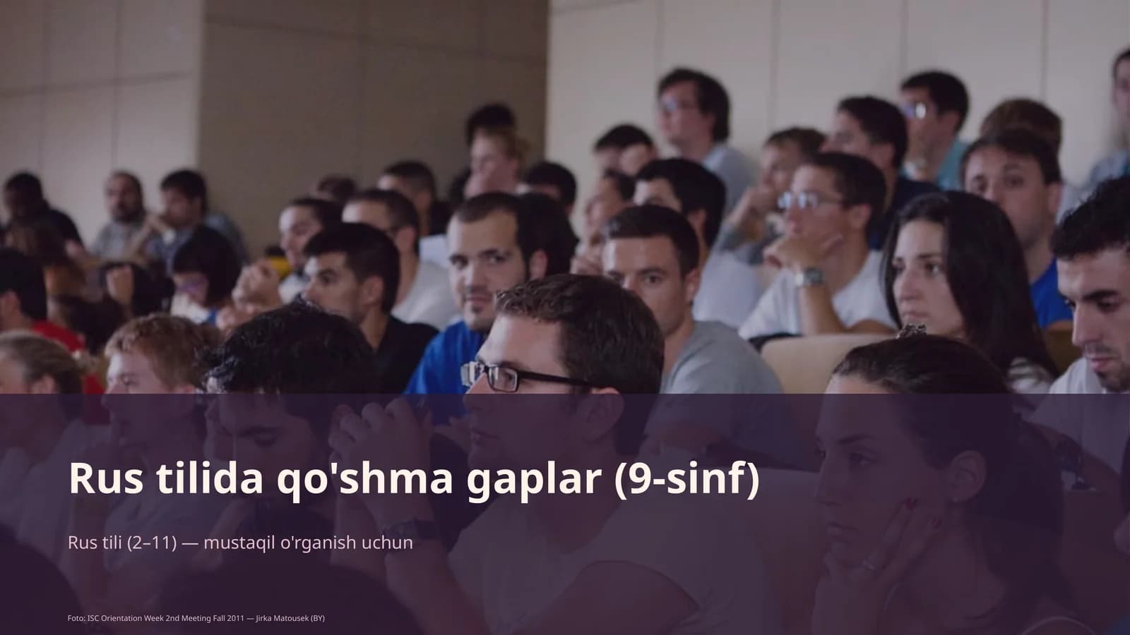 Rus tilida qo'shma gaplar (9-sinf)