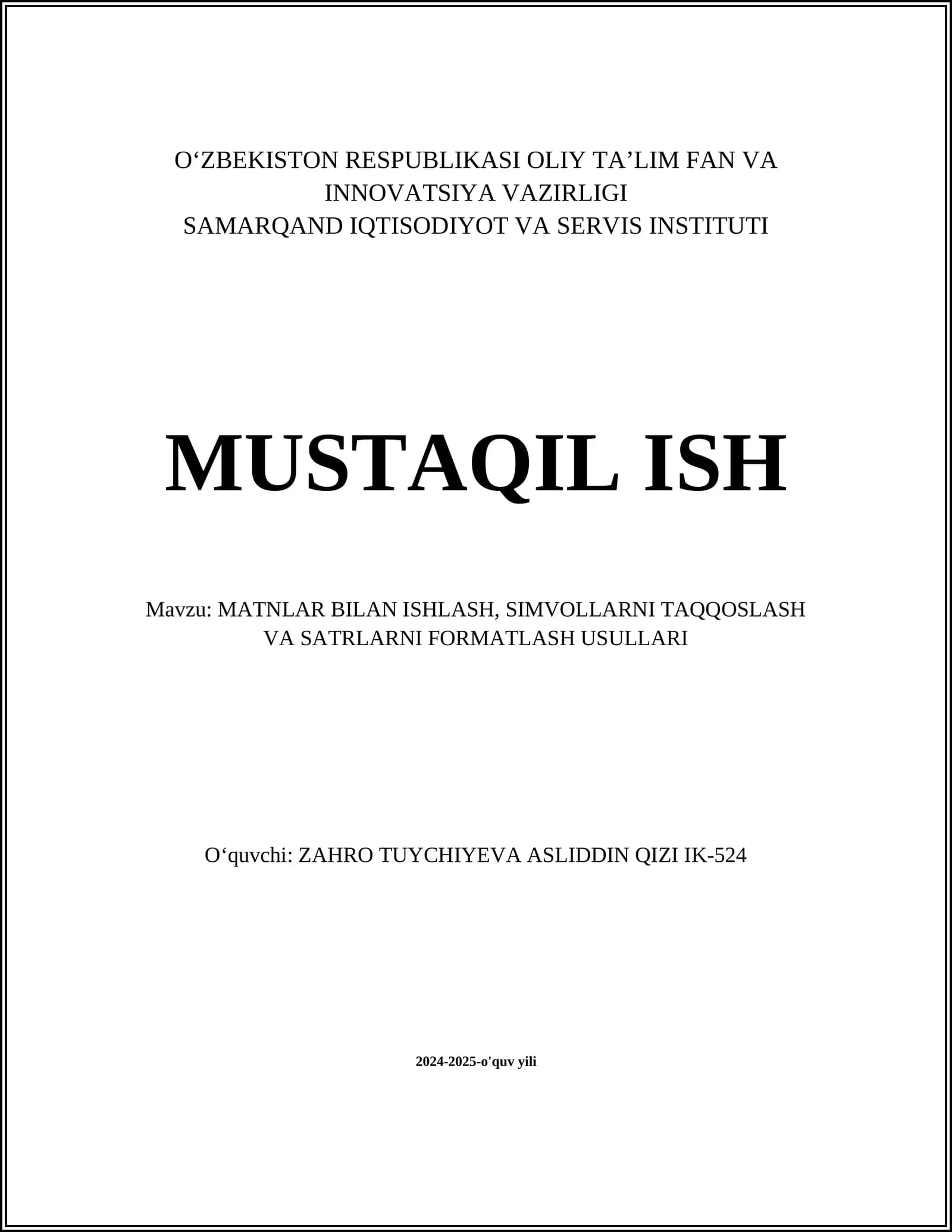 Linuxda Matnli Fayllarni Ishlash