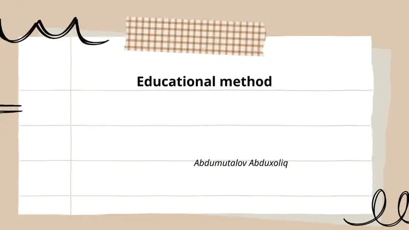 Lecture method
