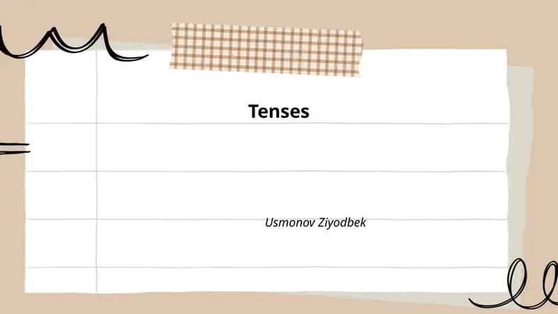 Tenses