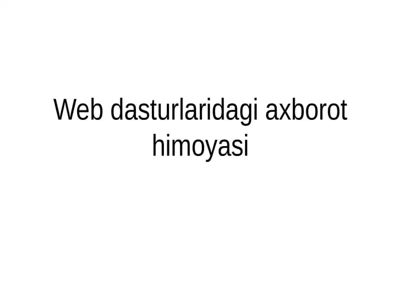 Rich Internet Applications