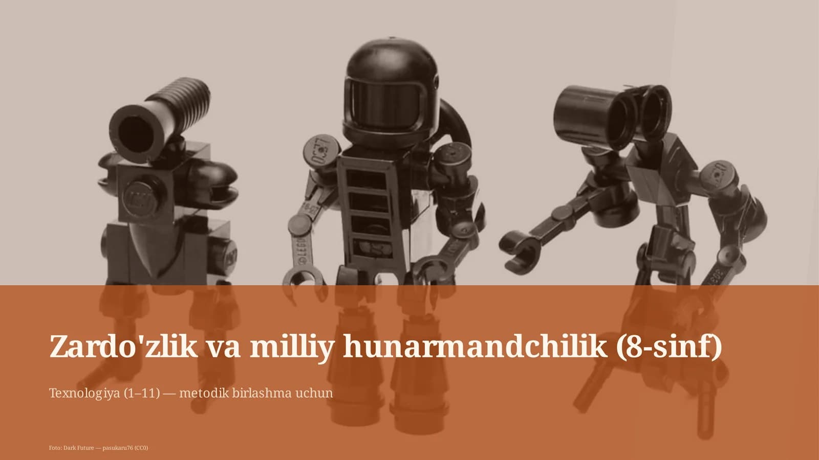 Zardo'zlik va milliy hunarmandchilik (8-sinf)