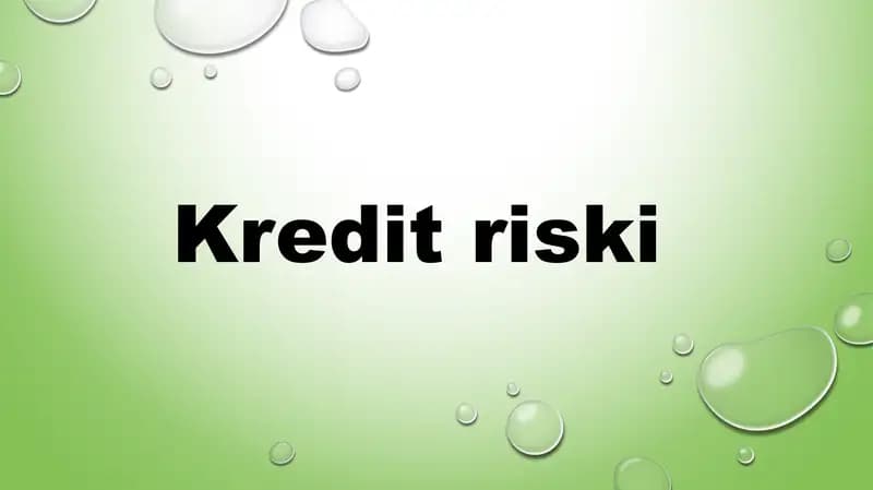 Kredit riski