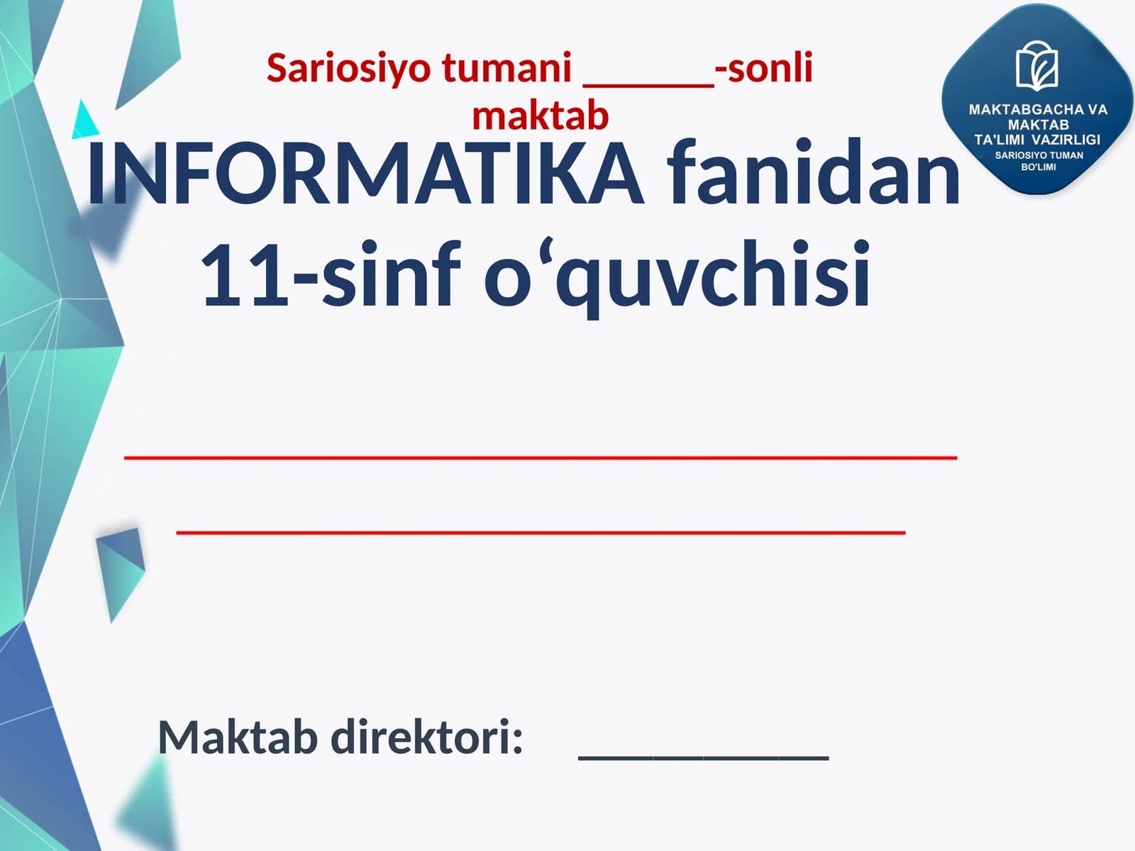 INFORMATIKA fanidan