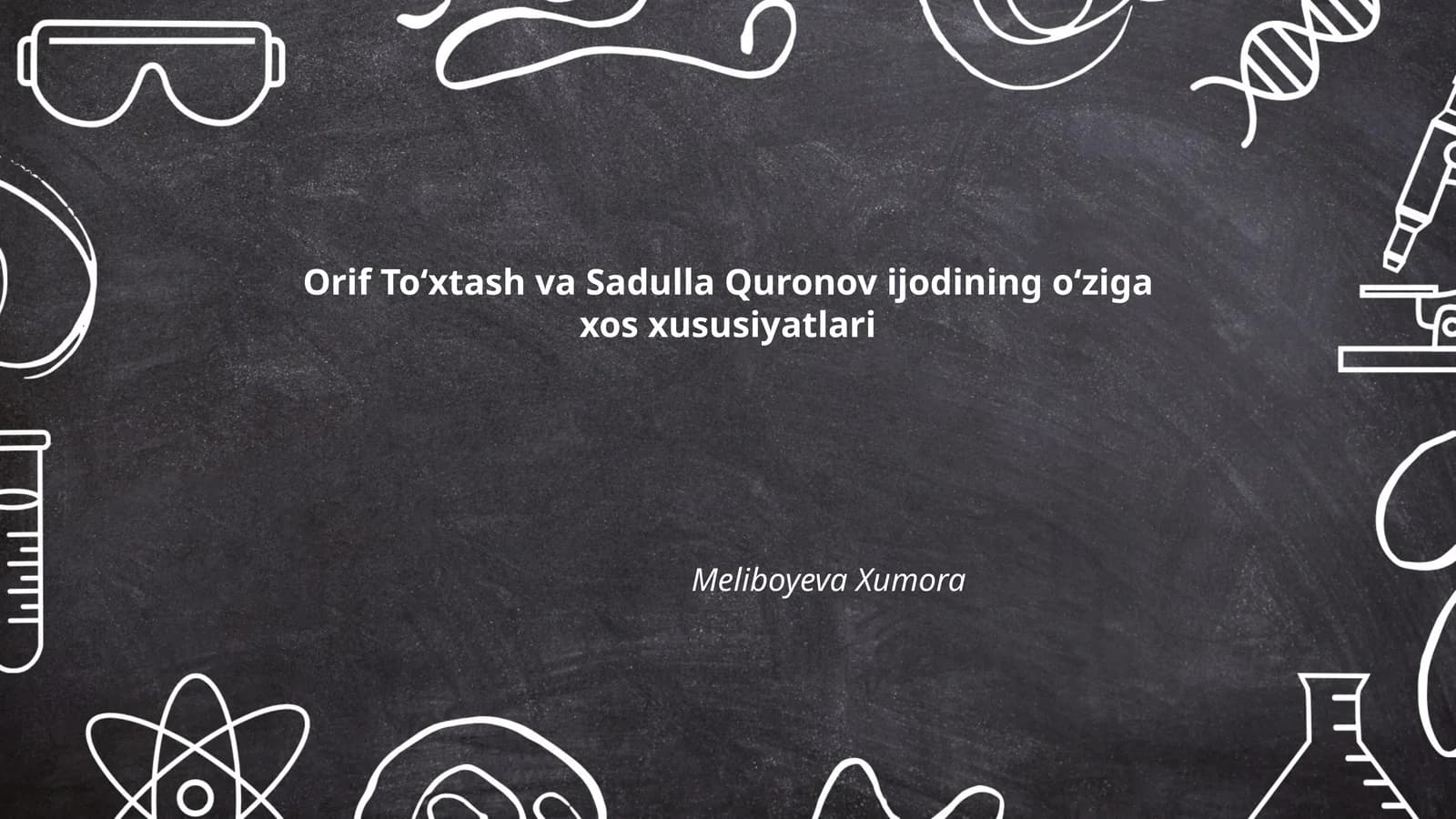 Orif Toʻxtash va Sadulla Quronov ijodining oʻziga xos xususiyatlari