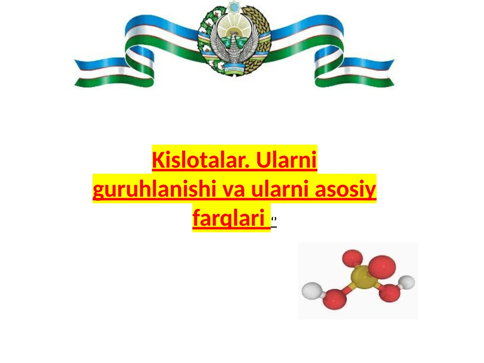 Kislotalar.  Ularni guruhlanishi  va  ularni  asosiy  farqlari‘’