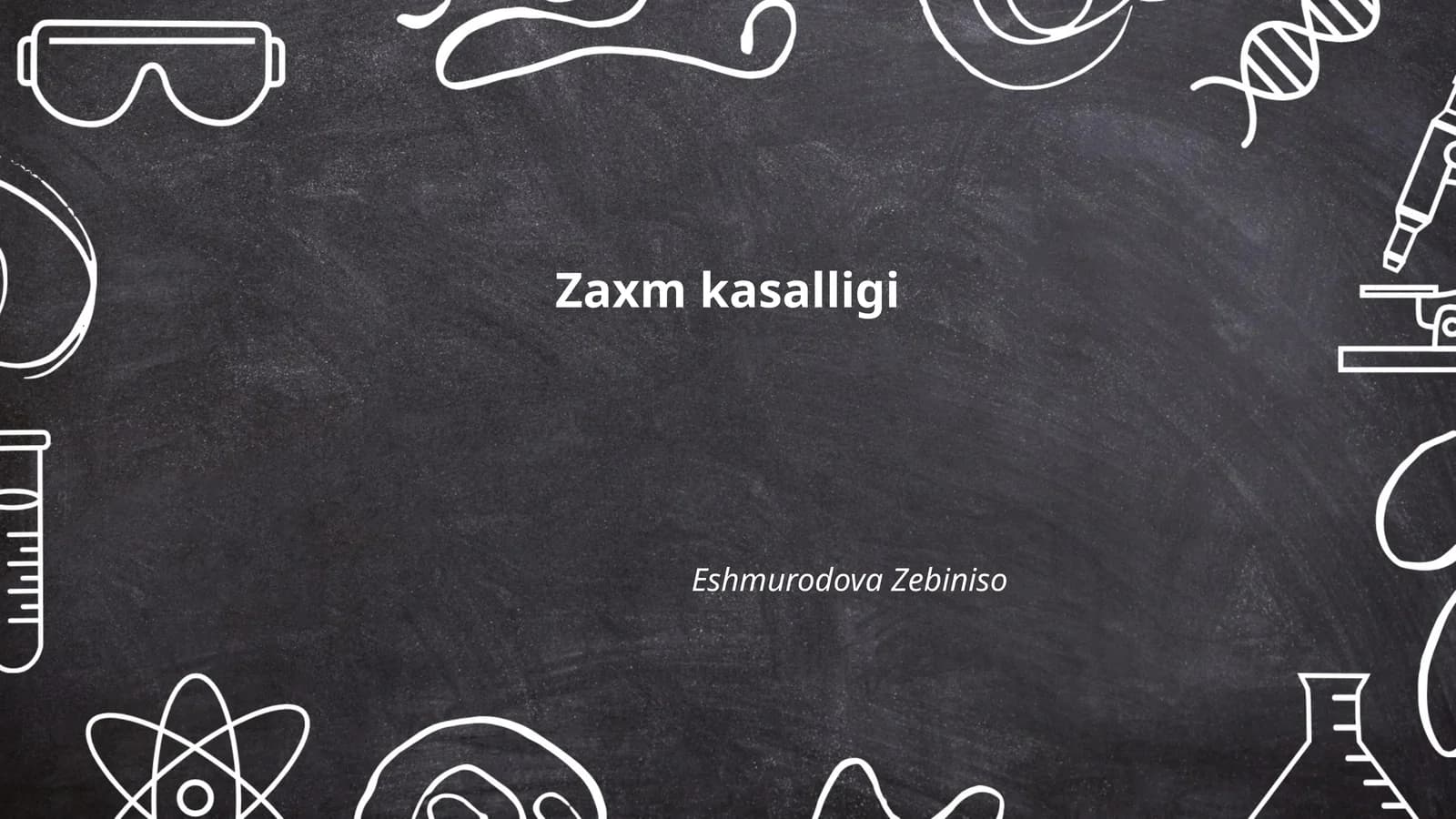 Zaxm kasalligi