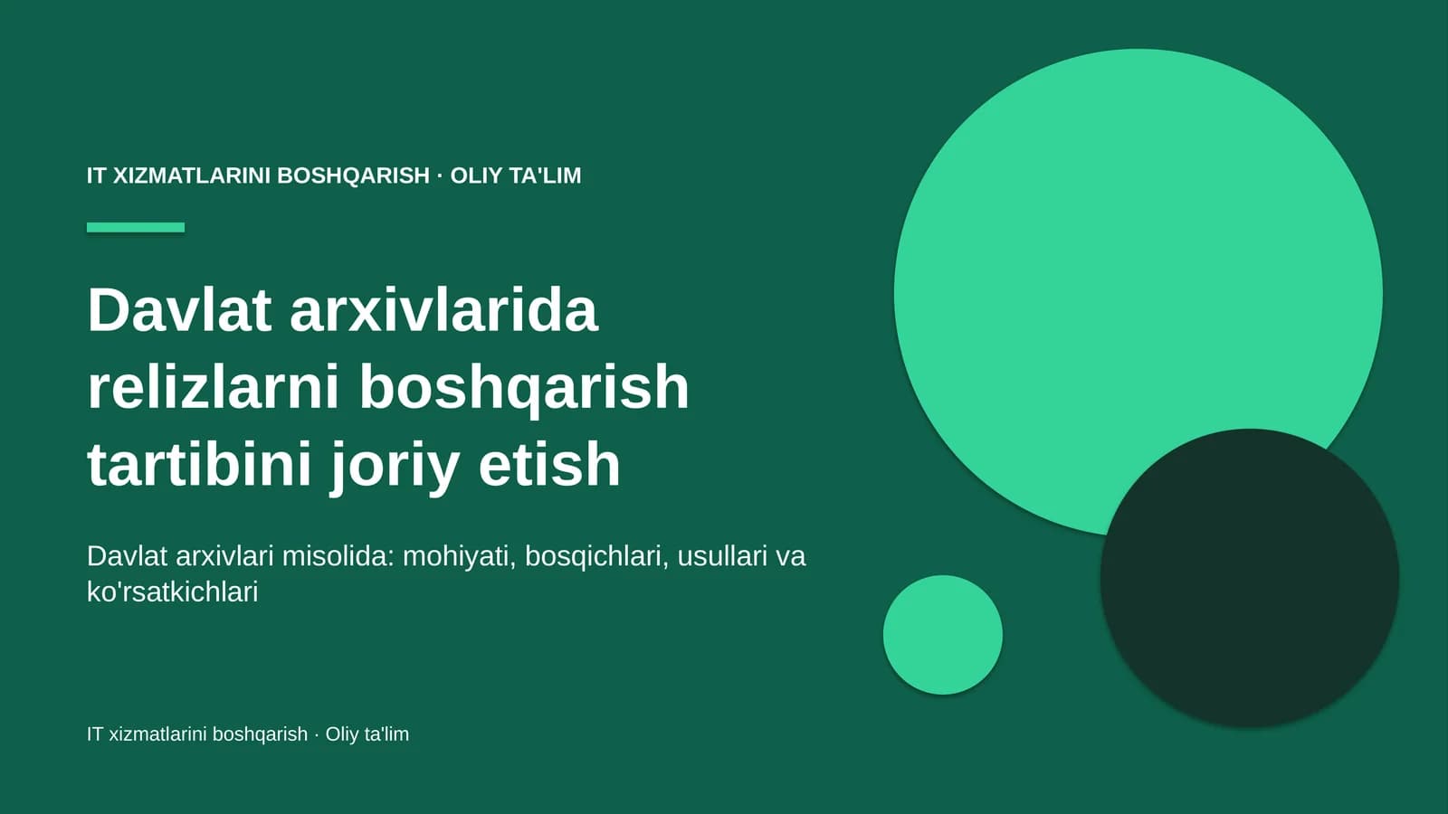 davlat arxivlarida relizlarni boshqarish tartibini joriy etish 8556