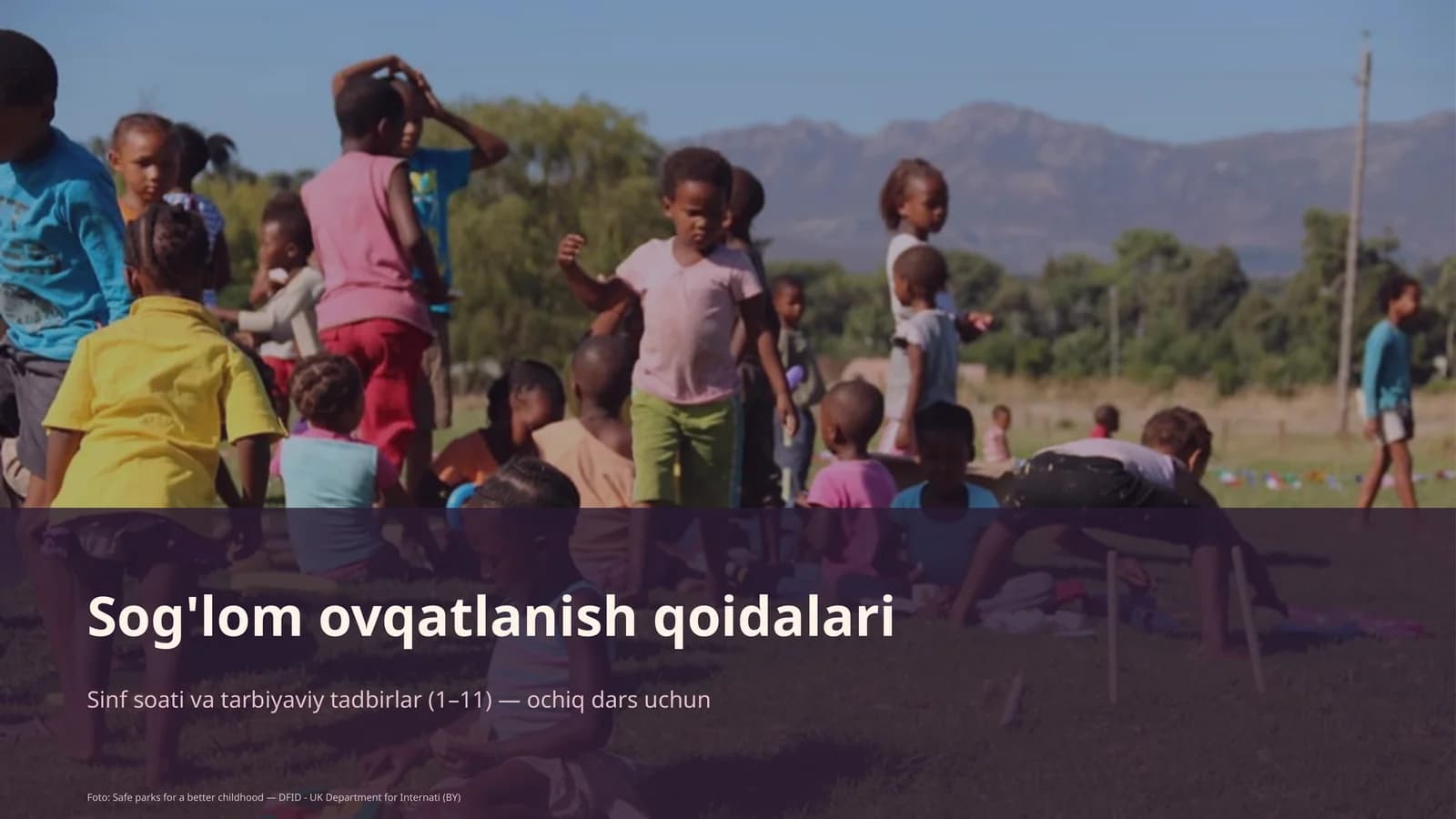 Sog'lom ovqatlanish qoidalari
