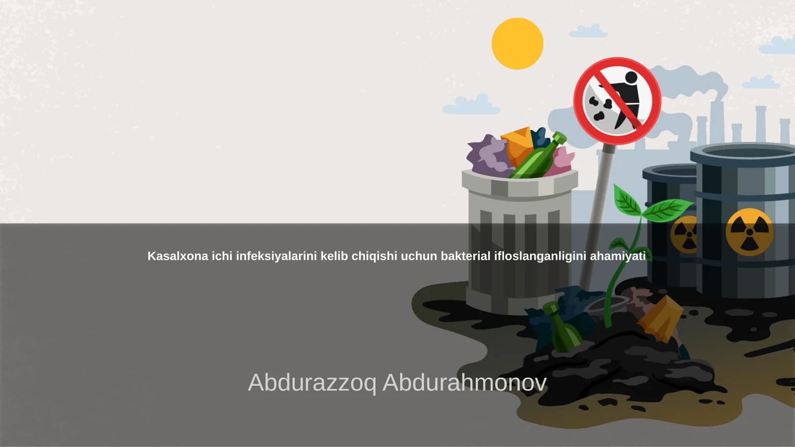 Bakterial ifloslanishni kamaytirish usullari