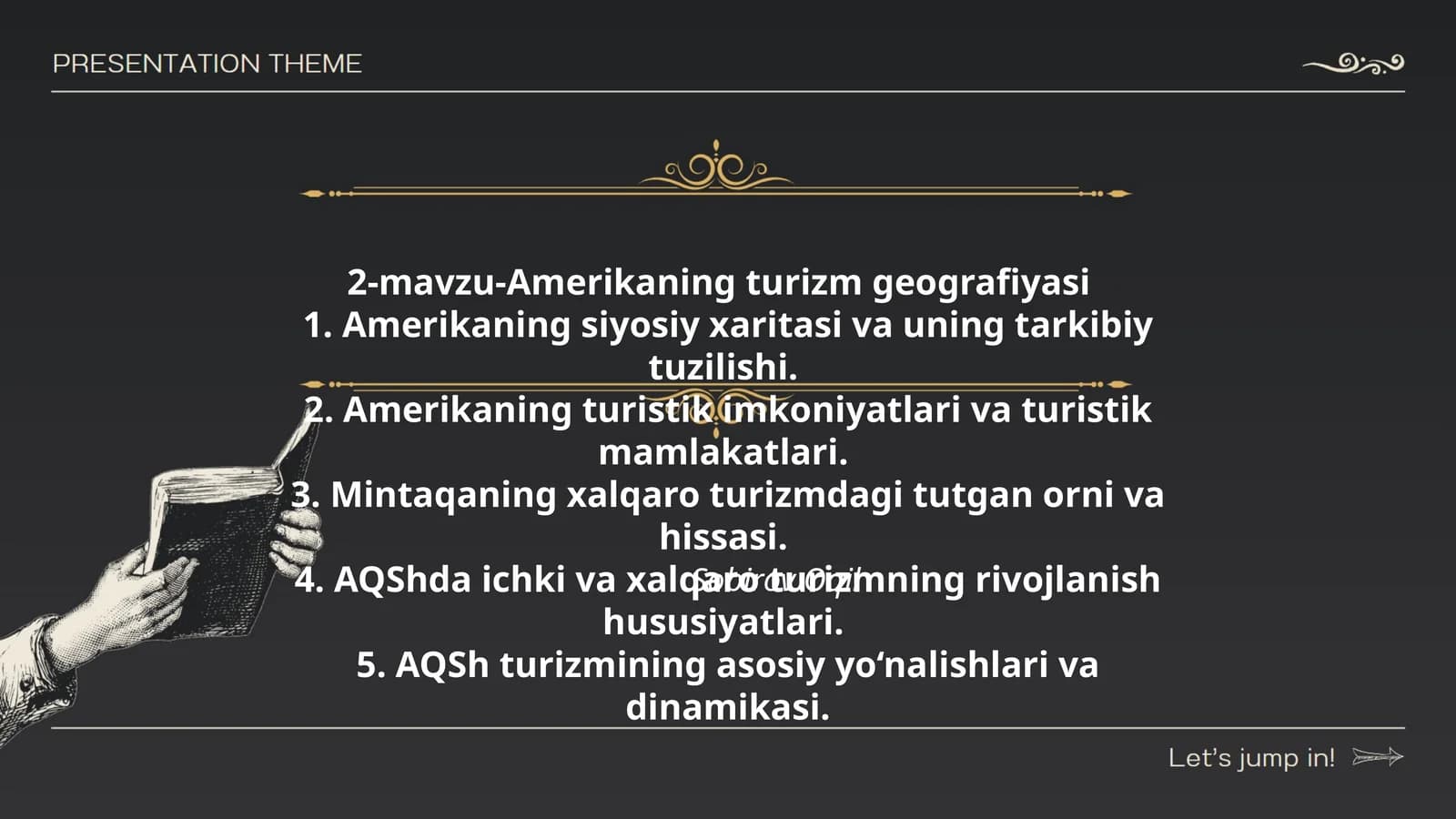 Amerikaning turizm geografiyasi
