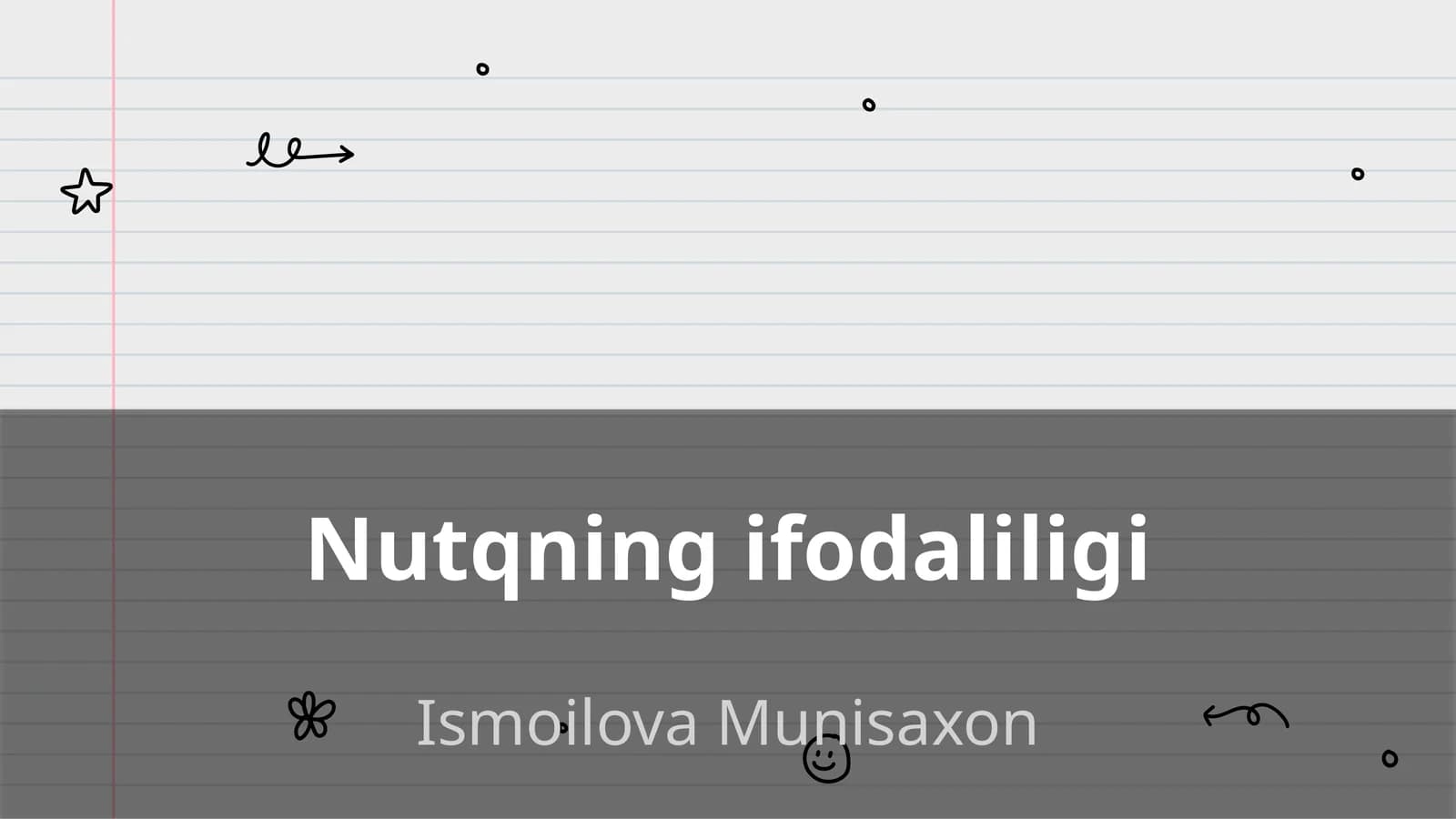 Nutqning ifodaliligi