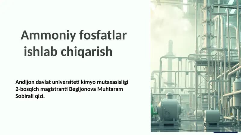 Ammoniyfosfatlar