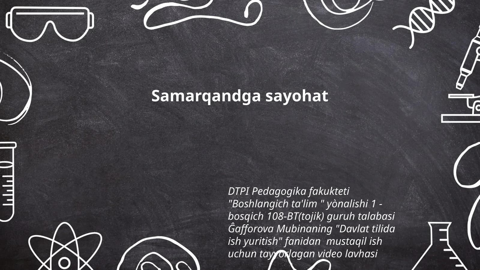 Davlat tilida ish yuritish