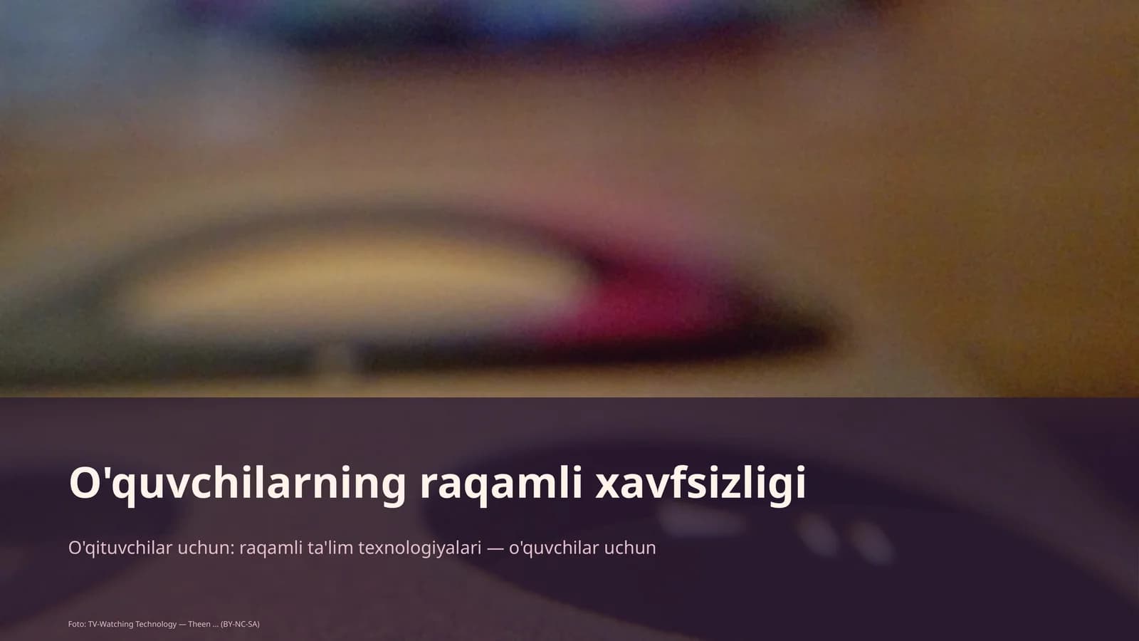 O'quvchilarning raqamli xavfsizligi
