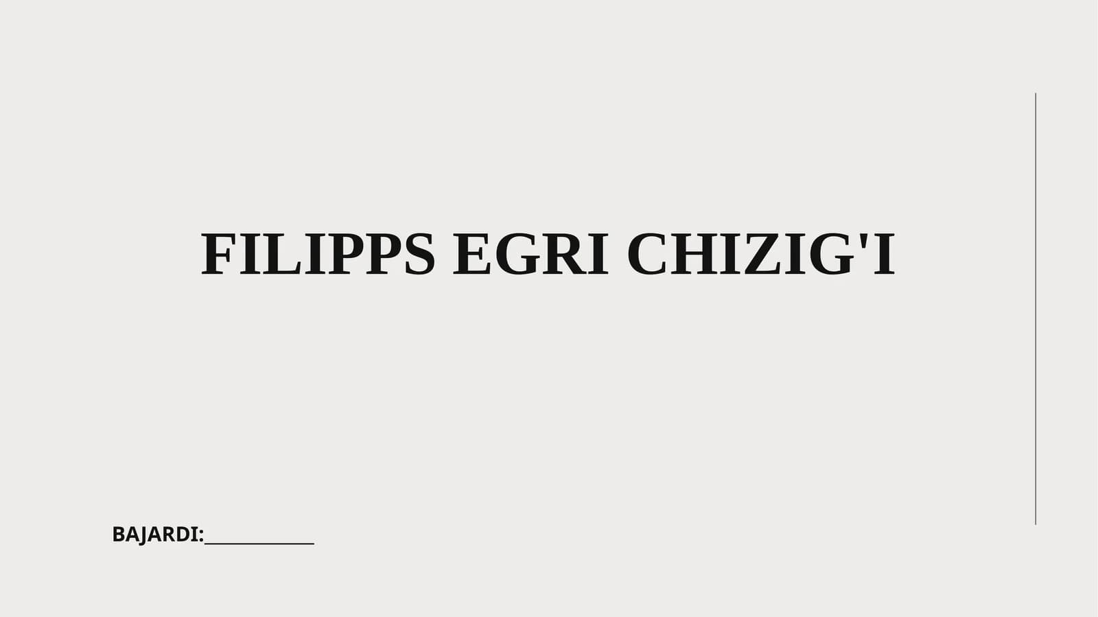 FILIPPS EGRI CHIZIG'I