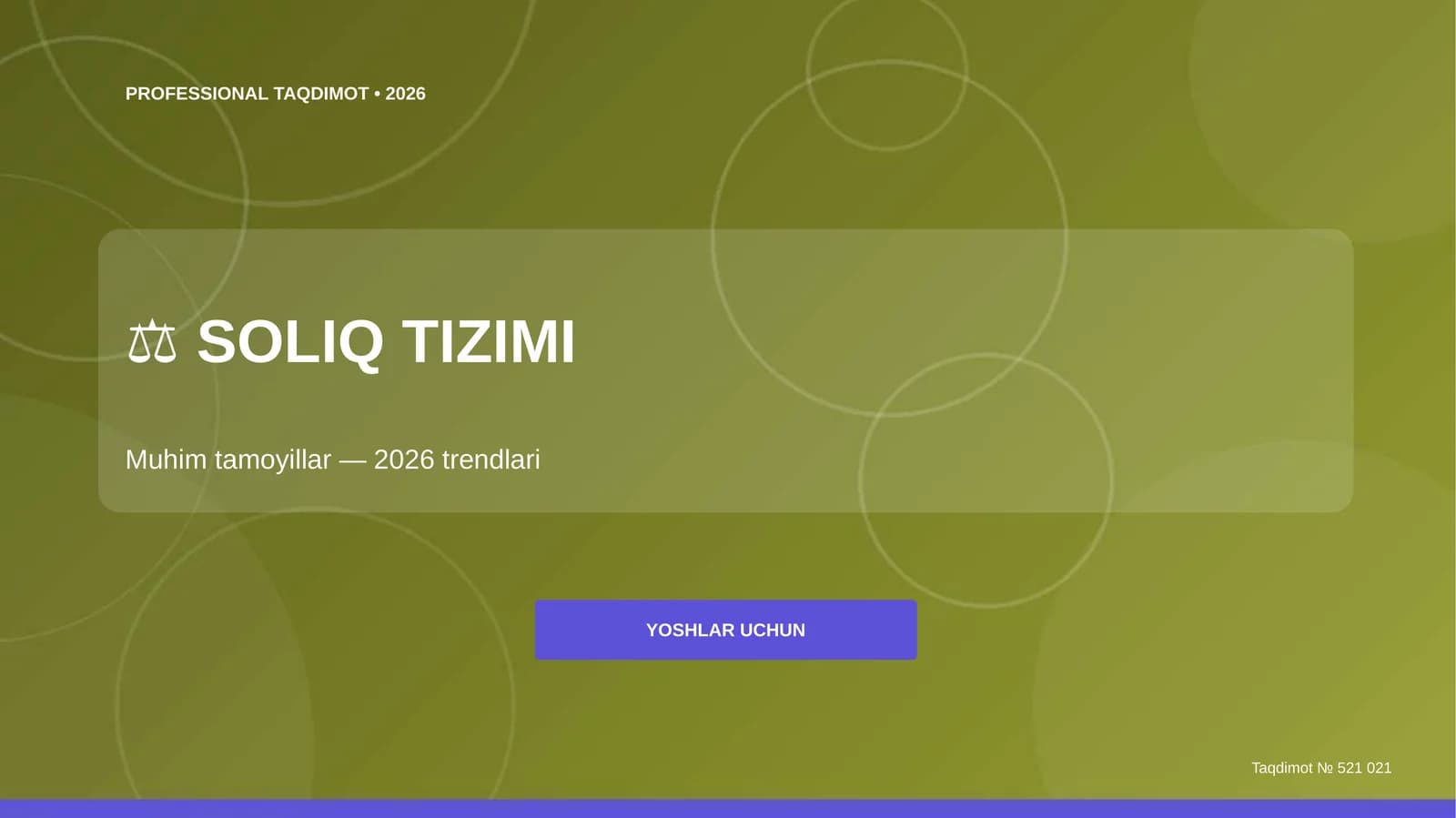 SOLIQ TIZIMI 2026