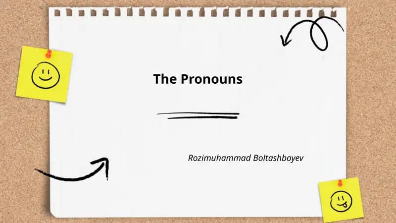 The Pronouns