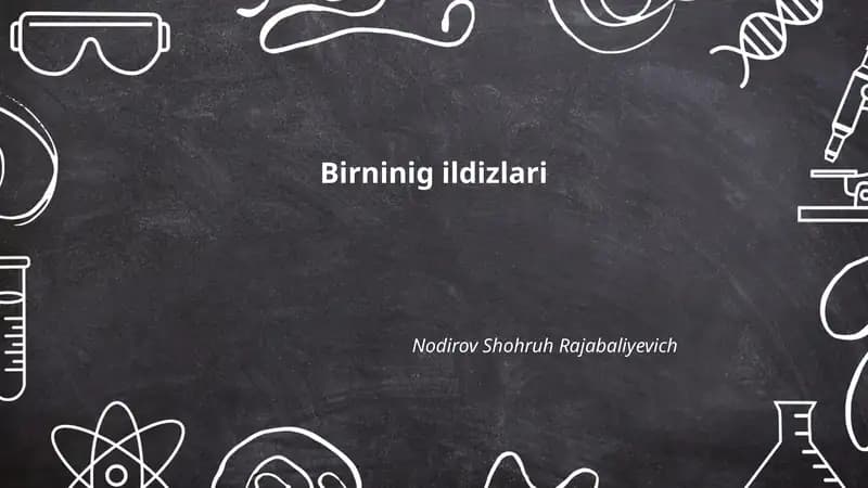 Birninig ildizlari