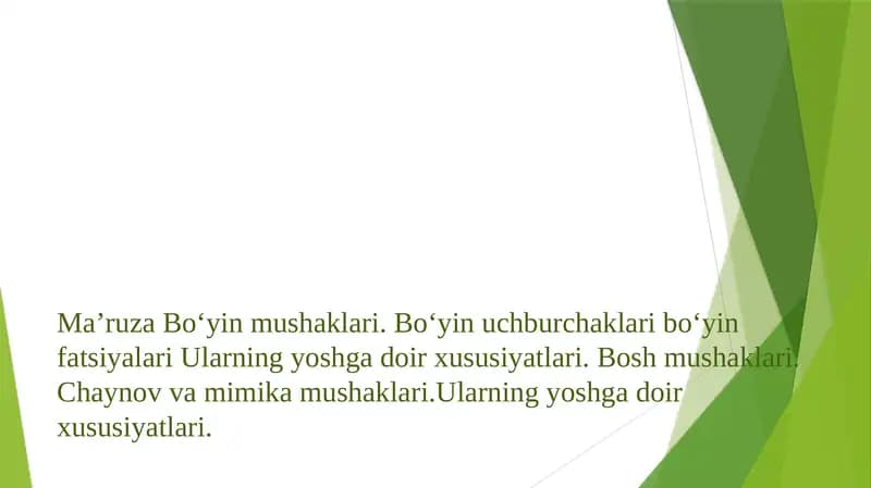Bo‘yinmushaklari