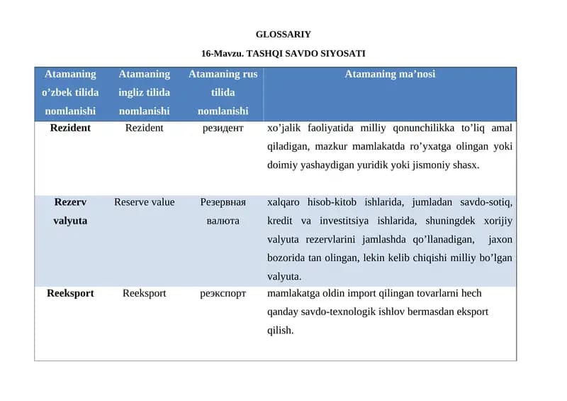 Rezerv valyuta