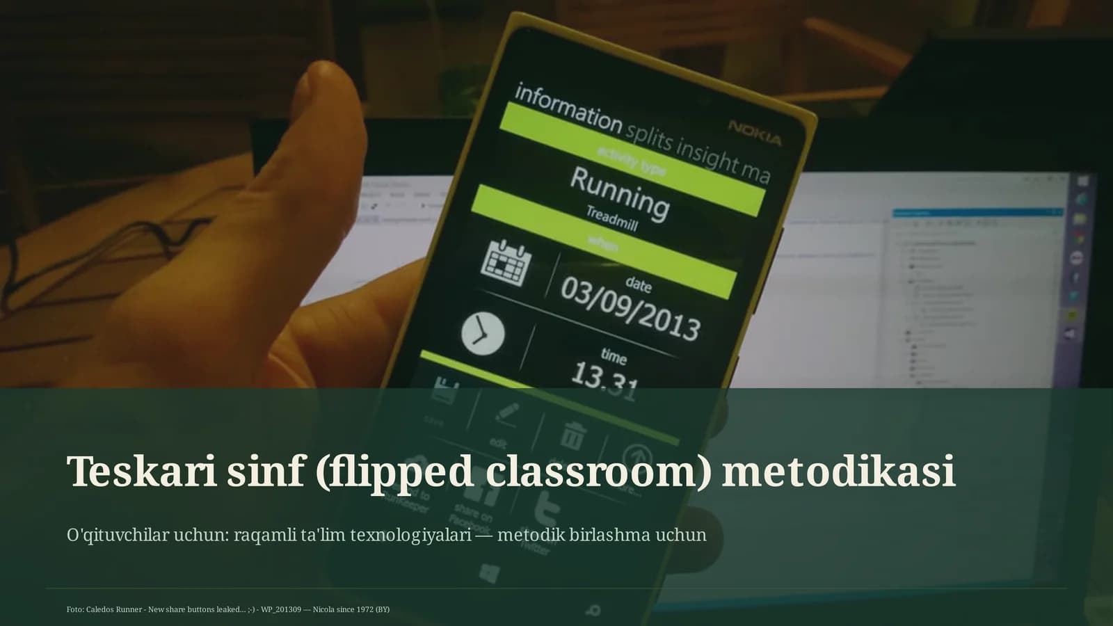Teskari sinf (flipped classroom) metodikasi