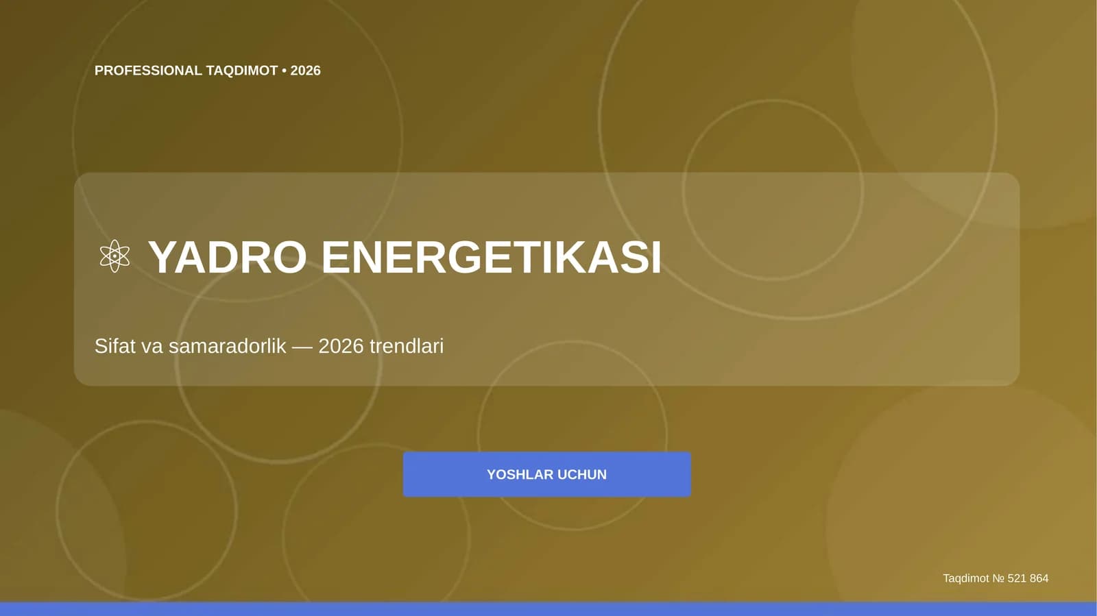 Yadro energetikasi: sifat va samaradorlik (2026 trendlari)