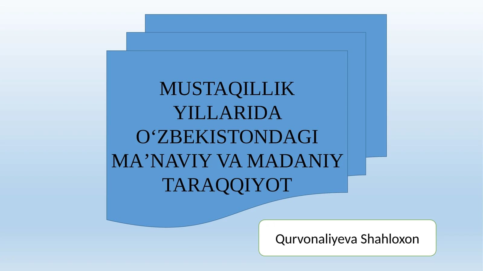 MUSTAQILLIK YILLARIDA O'ZBEKISTONDAGI MAVZIY MATNIY TARAQQIYOT