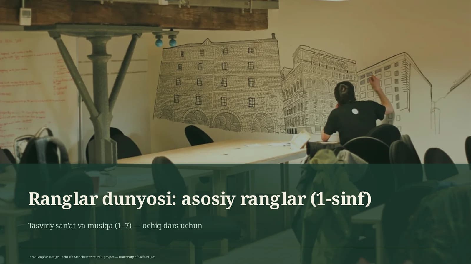 Ranglar dunyosi: asosiy ranglar (1-sinf)
