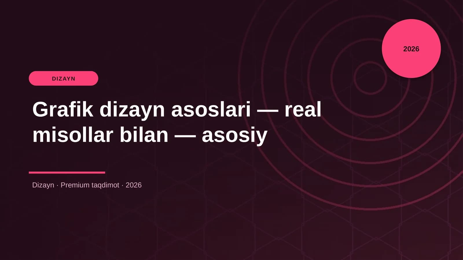Grafik dizayn asoslari