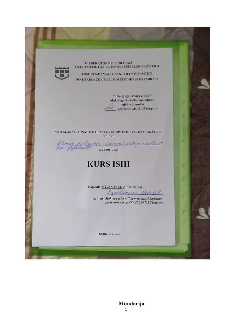 ijtimoiy faoliyatda dramatatsiya usullari