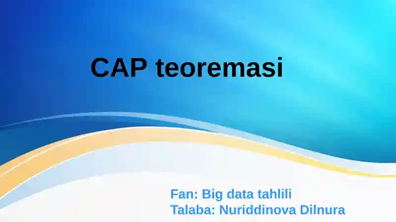 CAP teoremasi