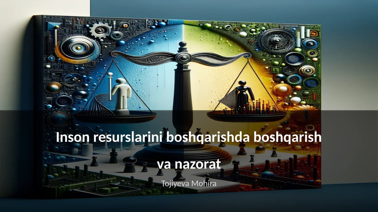 Inson resurslarini boshqarishda boshqarish va nazorat