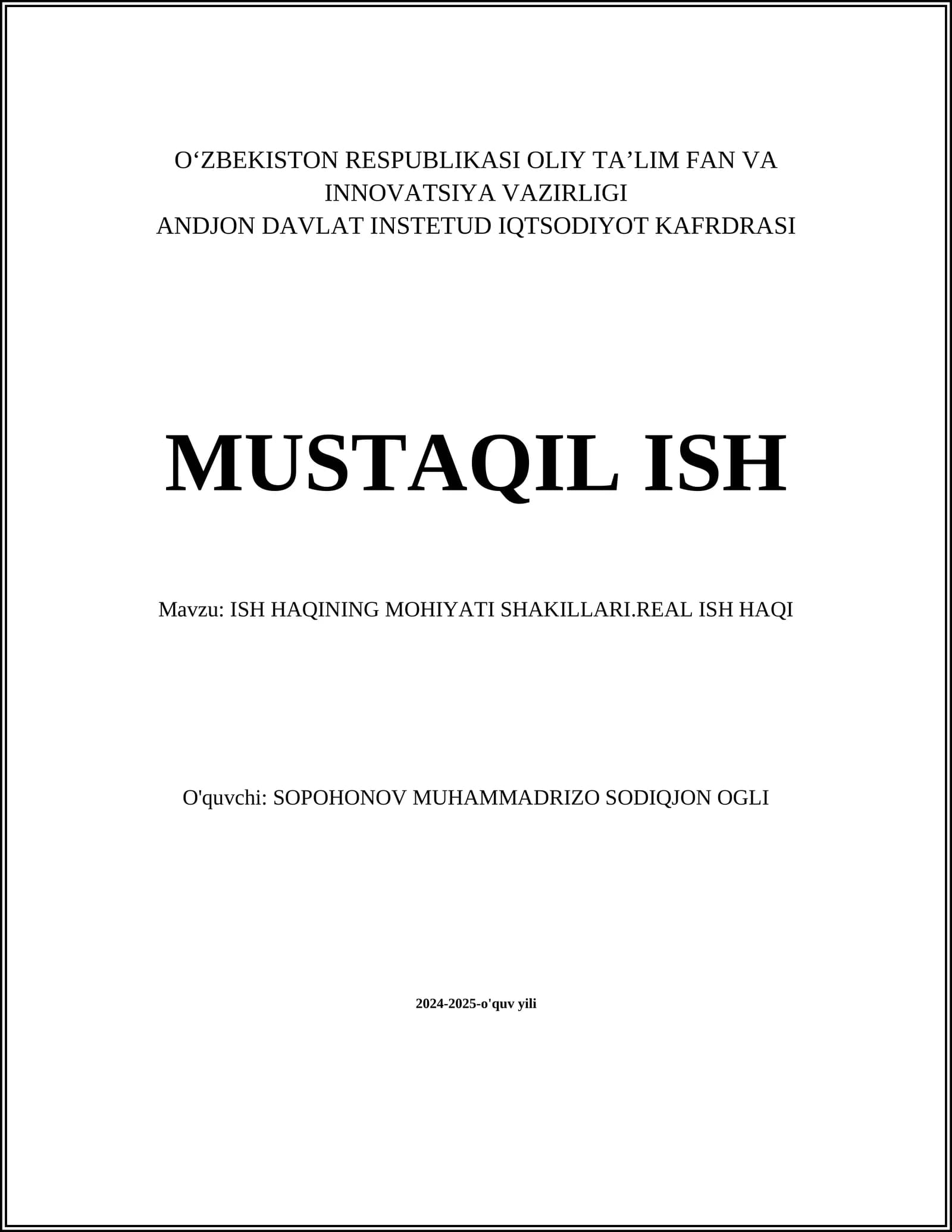 ISH HAQINING MOHIYATI SHAKILLARI.REAL ISH HAQI