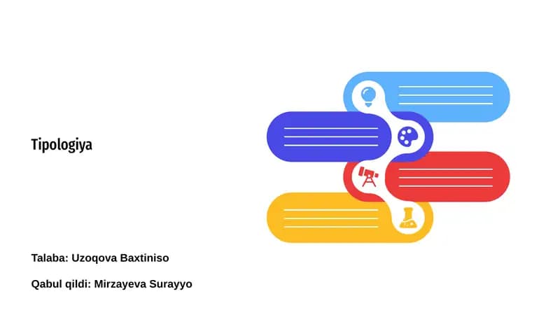 Tipologiya