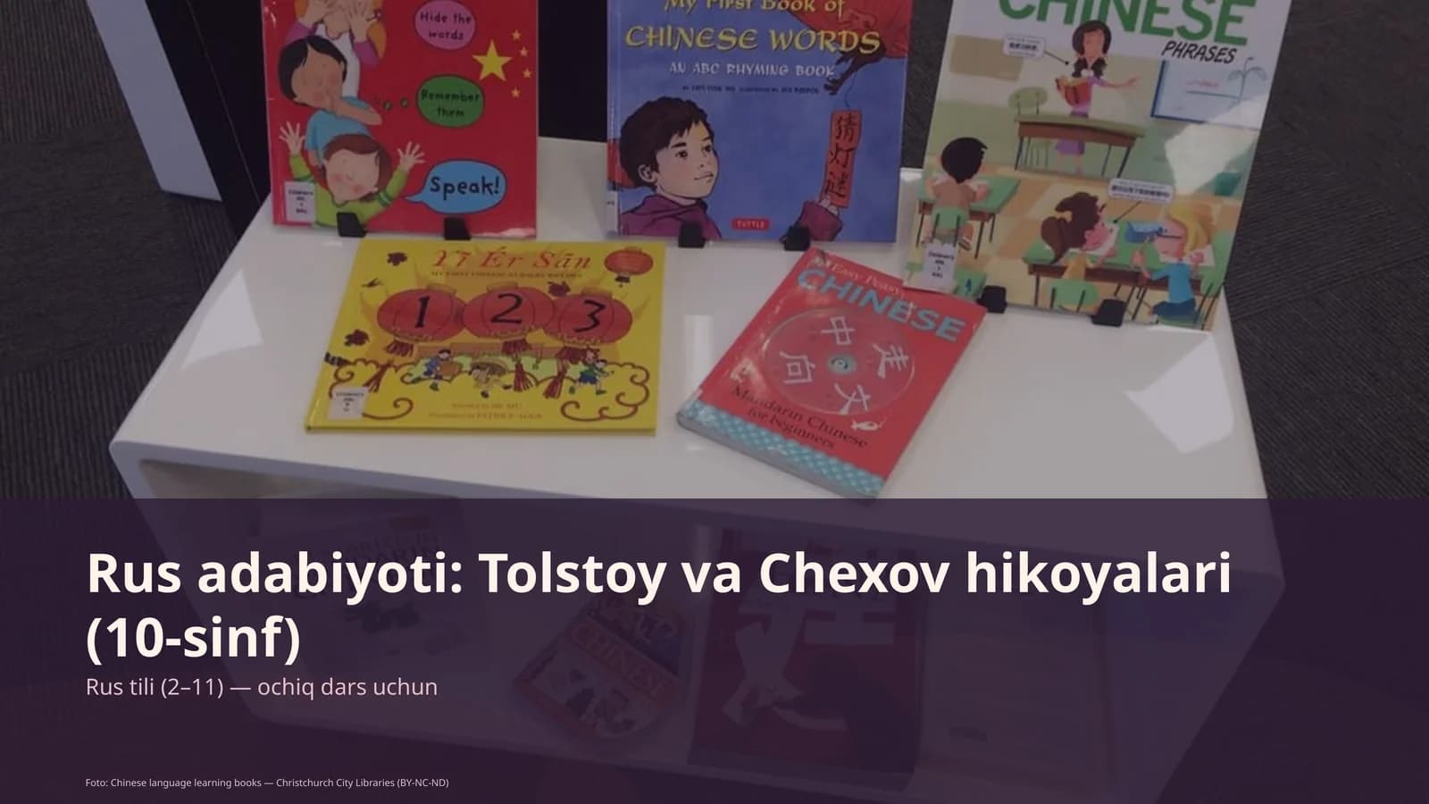 Rus adabiyoti: Tolstoy va Chexov hikoyalari (10-sinf)