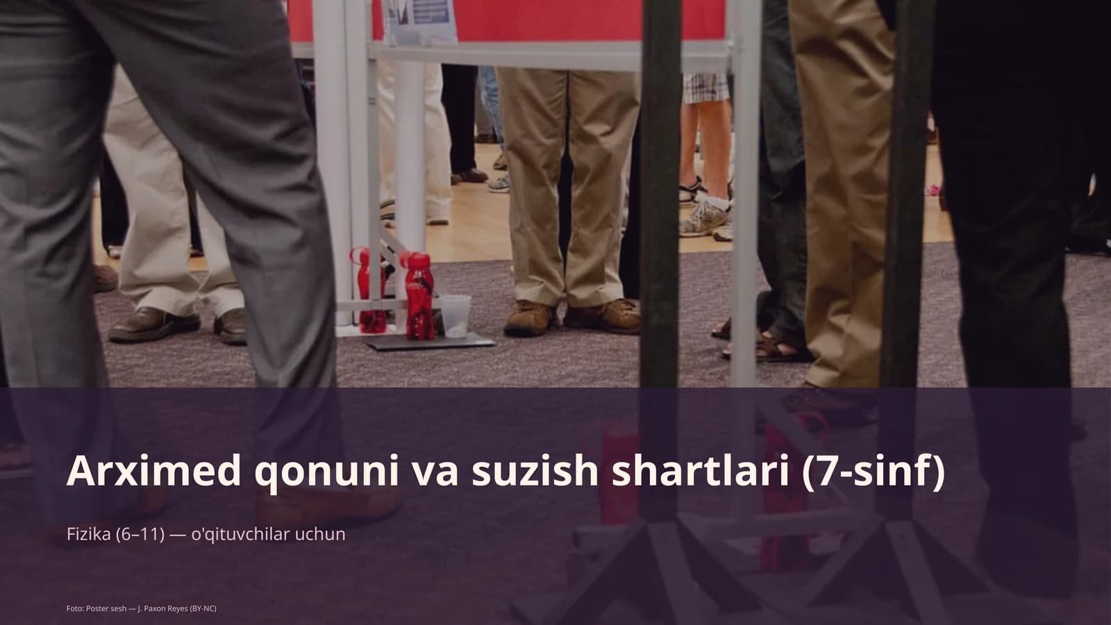 Arximed qonuni va suzish shartlari (7-sinf)