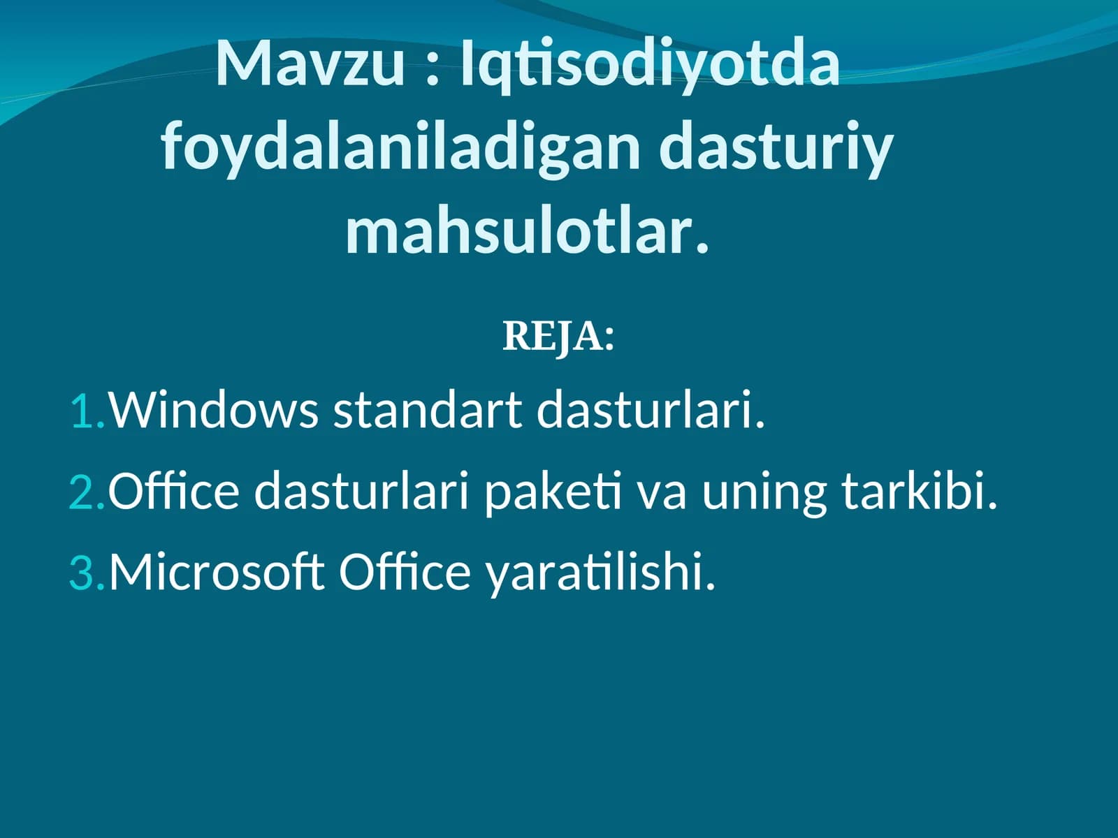 Windows standart dasturlari, Office dasturlari paketi, Microsoft Office yaratilishi