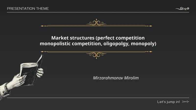 Market structures