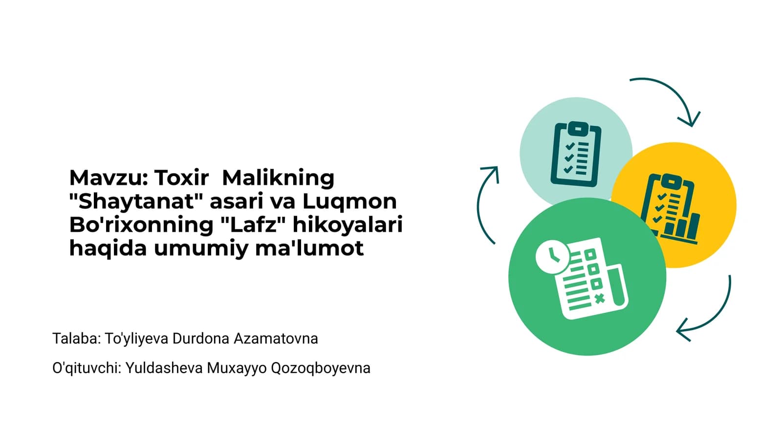 Shaytanat va Lafz hikoyalari