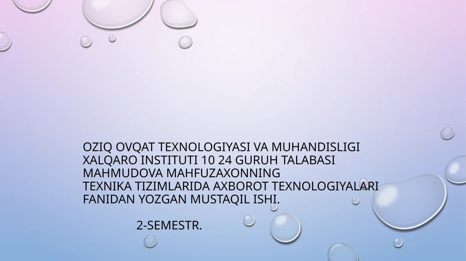 Texnikatizimlaridaaxborottexnologiyalari
