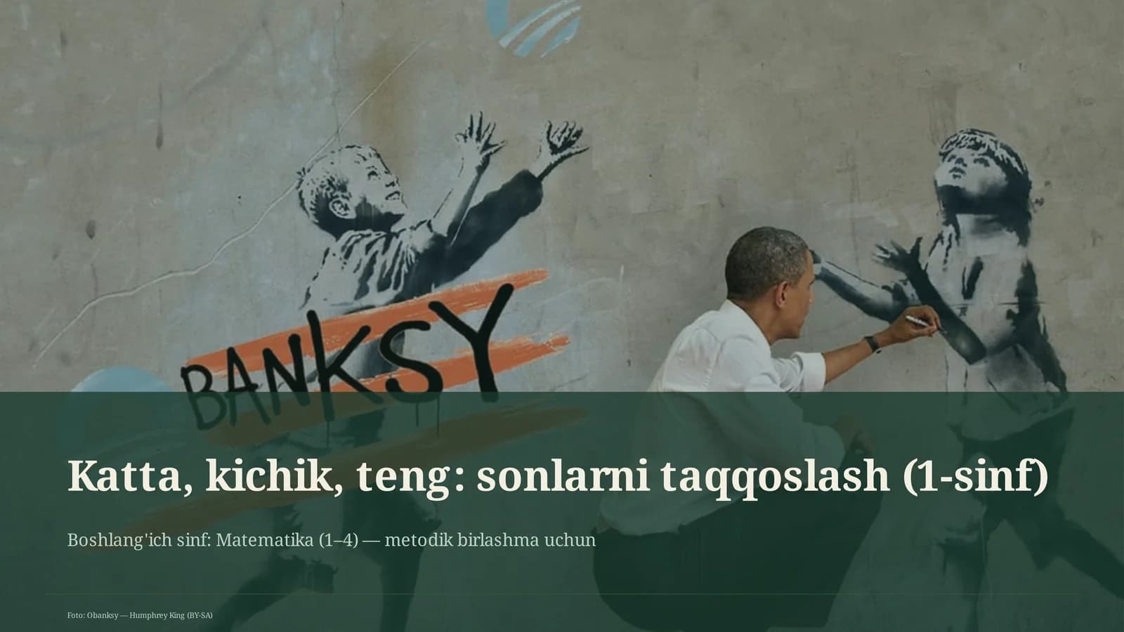 Katta, kichik, teng: sonlarni taqqoslash (1-sinf)