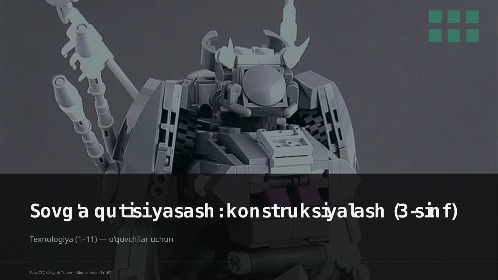 Sovg'a qutisi yasash: konstruksiyalash (3-sinf)