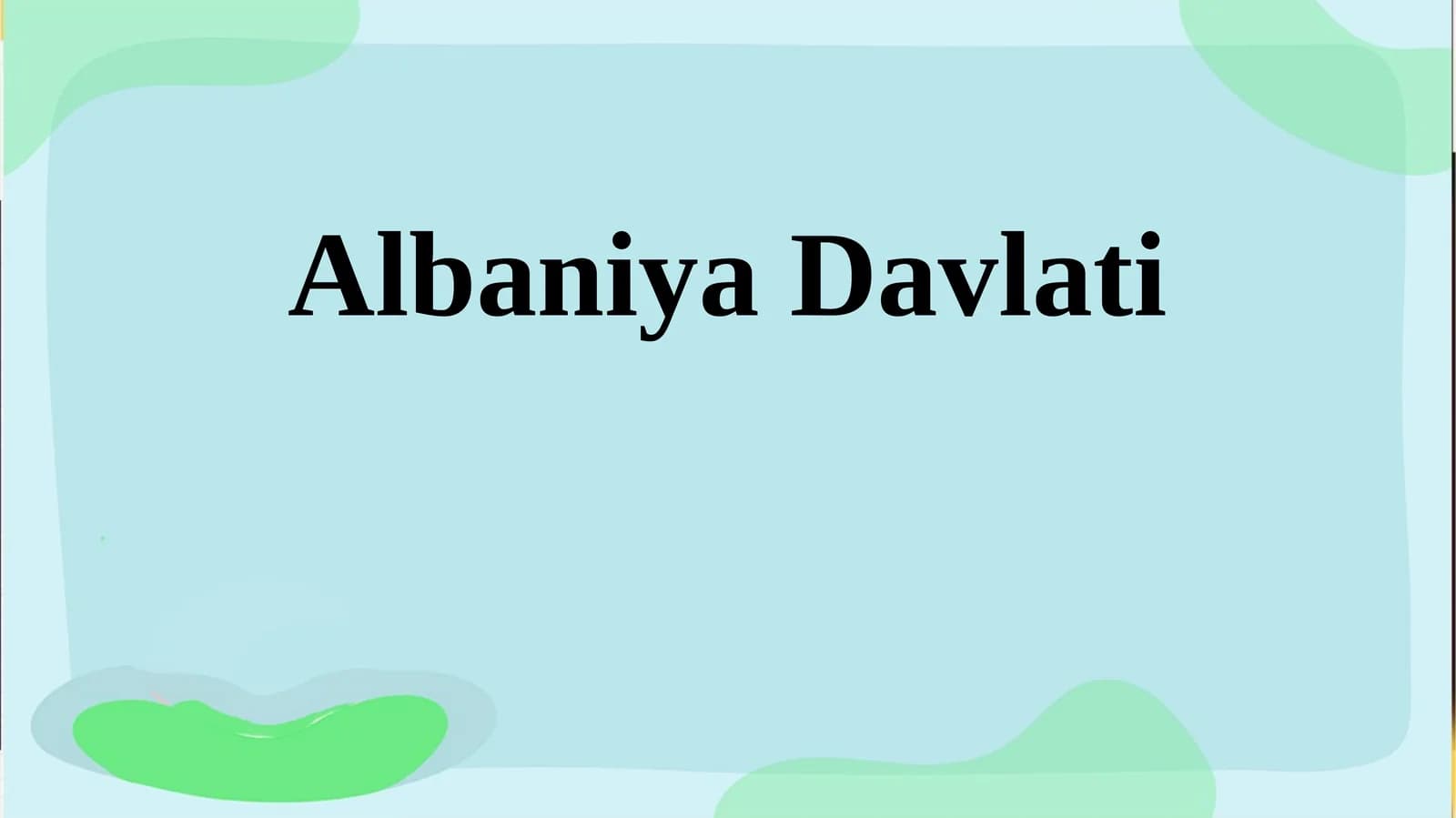 Albaniya Davlati