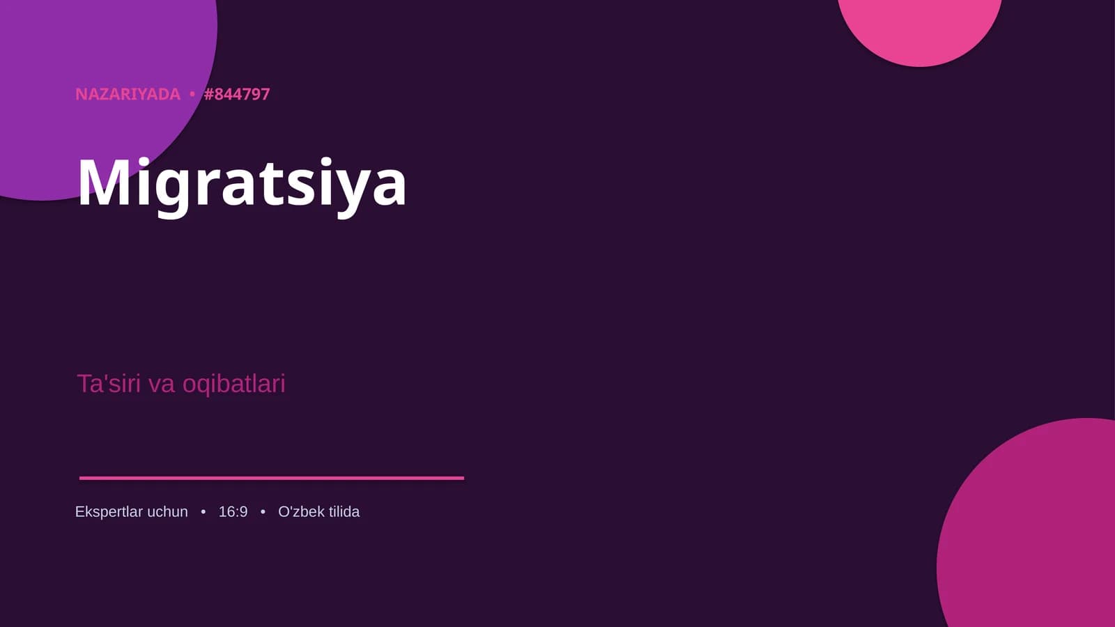 Migratsiya