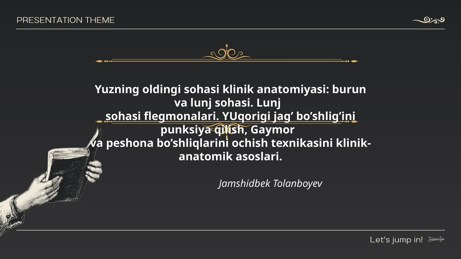 Yuzning oldingi sohasi klinik anatomiyasi: burun va lunj sohasi. Lunjsohasi flegmonalari