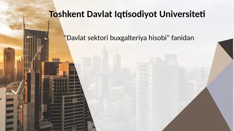 Davlat budjeti va davlat maqsadli jamg'armalari budjetlari pul mablag'lari tarkibi