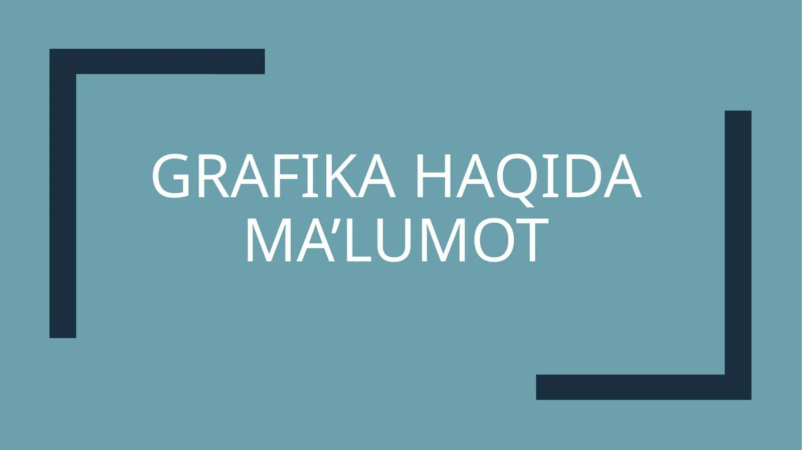 Grafika haqida ma’lumot