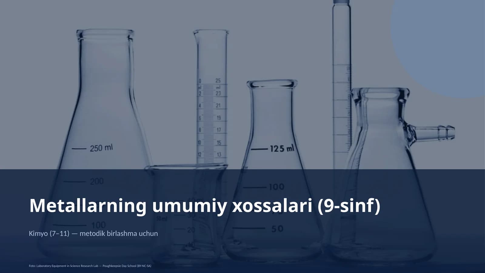 Metallarning umumiy xossalari (9-sinf)